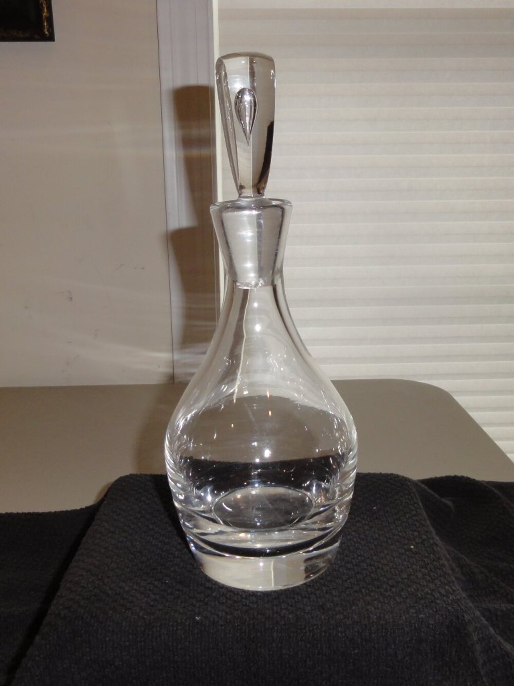 Vintage Crystal Steuben Teardrop Decanter VERY GOOD CONDITION!